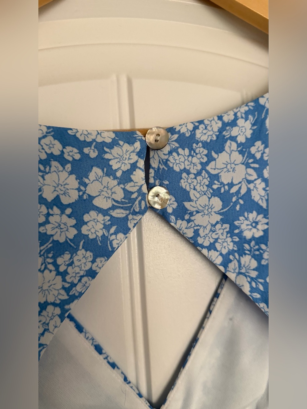 Altar’d State Blue Floral Midi Dress - Picture 4 of 7